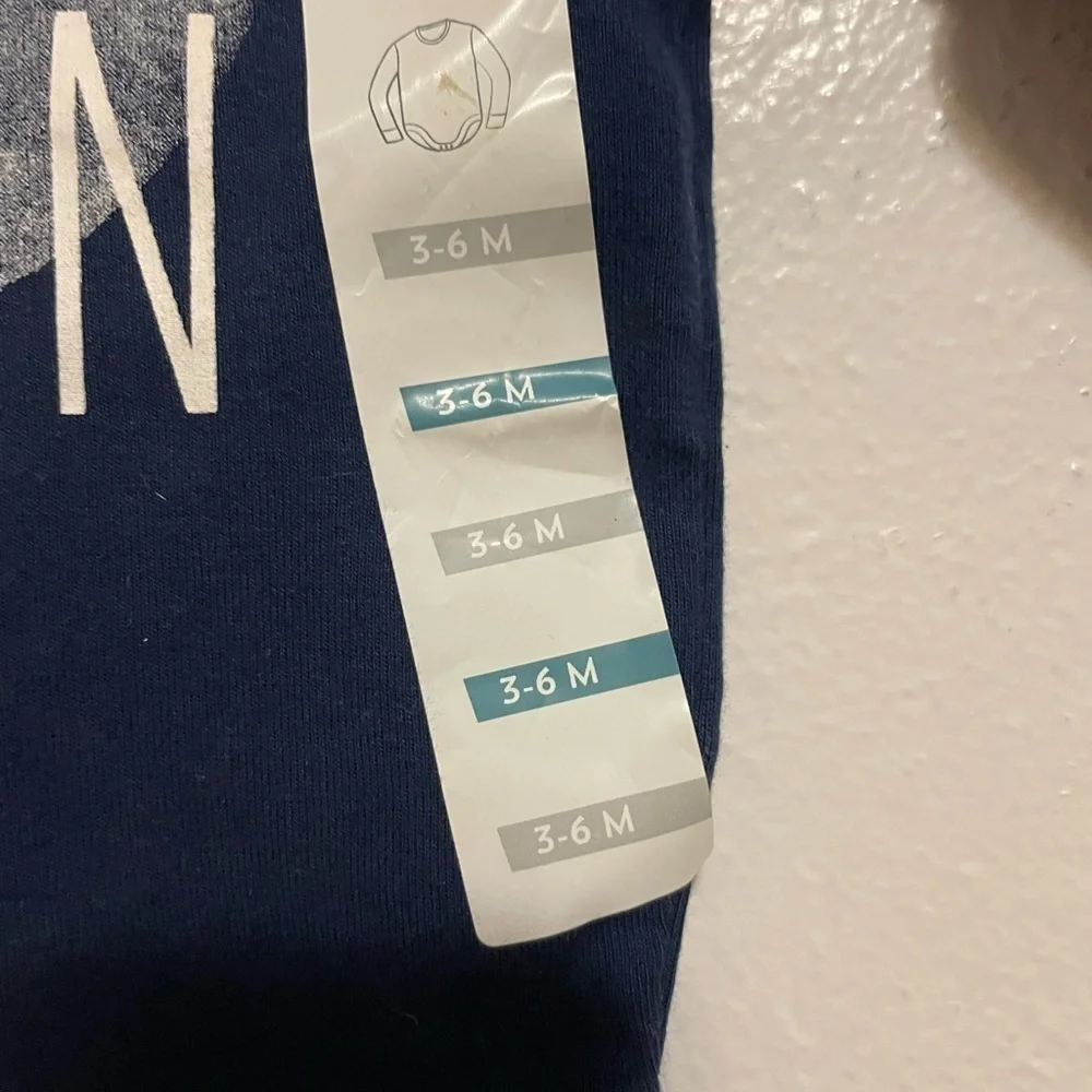 NWT Old Navy Shoot for the Moon Navy Onesie 3-6M